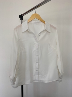 Camiseta Social Feminina - Branca
