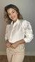 Camisa Manga Longa Bordado Folhas - loja online