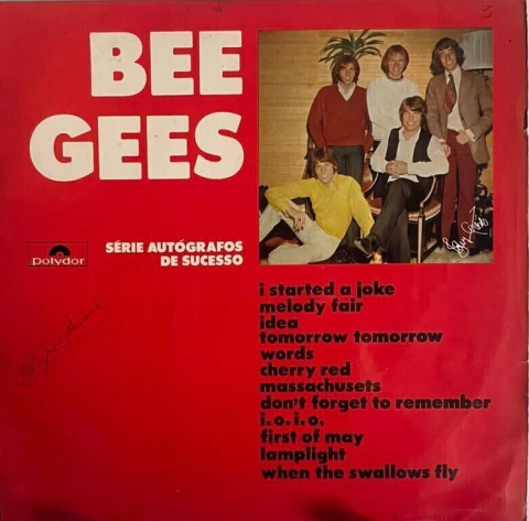 LP Bee Gees - Série Autógrafos de Sucesso
