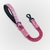 GUIA CURTA 60cm ROSA PARA CÃES DE MÉDIO GRANDE PORTE