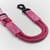 GUIA CURTA 60cm ROSA PARA CÃES DE MÉDIO GRANDE PORTE na internet