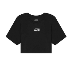 Cropped Vans Flying V-Crew Black