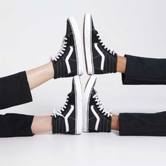 Imagem do Tênis Vans SK8-Hi Black Black White