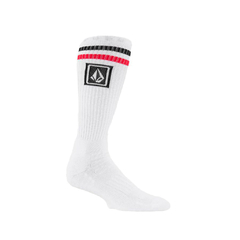 Meia Volcom Ramp Stone Branco - Distrito Skateshop