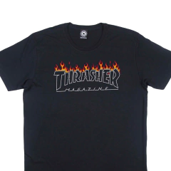 Camiseta Thrasher Schorched Preto - comprar online