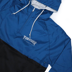 Jaqueta Thrasher Anorak Mag Logo Preto/Azul na internet