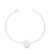 Pulseira Medalha Personalizada com Inicial - comprar online