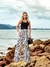 Pantalona Ampla De Linho