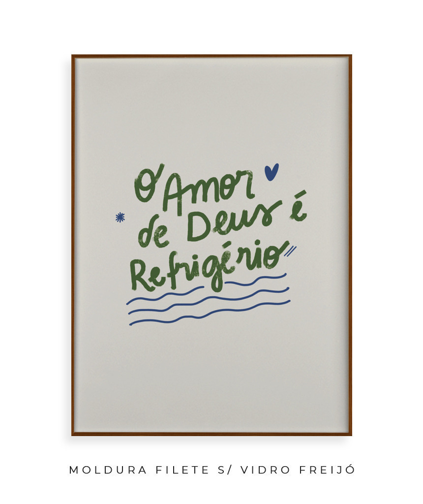 Quadro o amor de Deus