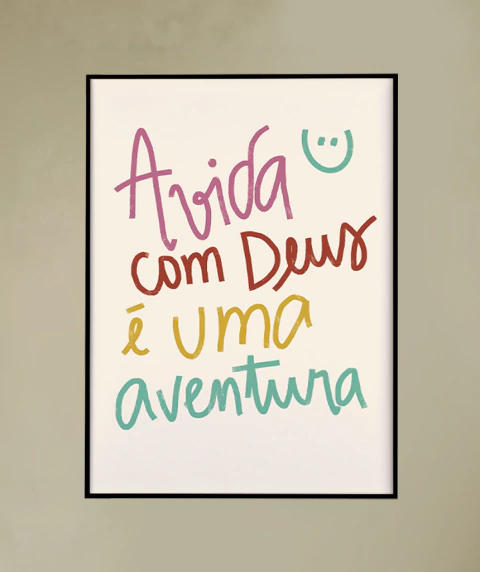 Quadro Vida com Deus
