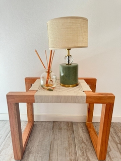 Lampara Tiffany verde chica con base (DE272) - comprar online