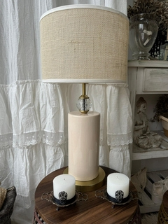 Lampara Tiffany natural grande con base (DE237) - comprar online