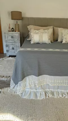 Imagen de Cubrecama Tulia gris (TEX260)