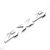 Emblema insignia 4x4 de plastico color cromado Ranger RAM