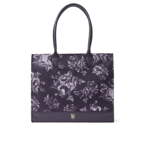 Floral Book Tote- Bolsa Grande - AZUL | VICTORIA'S SECRET