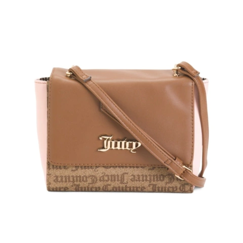 Crossbody Bag - Bolsa de Ombro - Marrom e Rosa | Juicy Couture