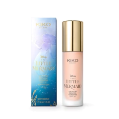 Disney - The Little Mermaid 10h Lasting Fresh Feel Foundation SPF 30 - Cor 03 Honey - Base Facial Cremosa - 30ml | KIKO MILANO