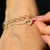 Pulseira Coração Cravejado