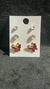 Brinco foleado, pedra strass 43