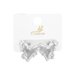 BRINCO CORAÇÃO COM STRASS VARIADOS - PALÁDIO PALÁDIO