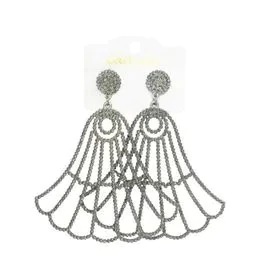 MAXI BRINCO STRASS LUXO GRAFITE