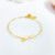 Bracelete 3 pingentes (selenita) - bylana.co