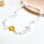 Choker cascalho howlita branca