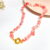 Choker cascalho quartzo cereja - comprar online