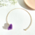 Choker uma pedra drusa de ametista - comprar online