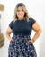 Blusa Plus Size Basic na internet