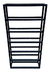 Suporte Para 6 Garrafas Estilo Industrial De Parede