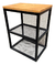 Mesa De Cabiceira Estilo Industrial Com Tela - Estudio Steel
