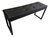 Banco Em Ferro Estilo Industrial 95 Cm Com Estofado Preto