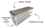 Sapateira Organizador Estilo Industrial Estofado Bege 80 Cm - comprar online