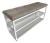 Sapateira Organizador Estilo Industrial Estofado Bege 80 Cm