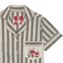 Pijama Cogumelo Flamê Cinza - comprar online