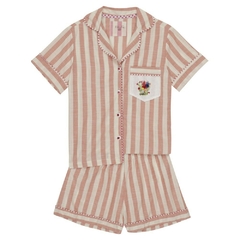 Pijama Jardim Flamê Laranja