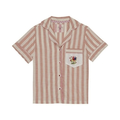 Pijama Jardim Flamê Laranja na internet