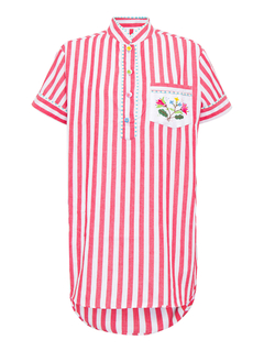 Chemise Vermelho Floral na internet