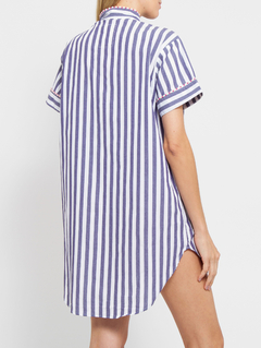 Chemise Marinho Floral - comprar online