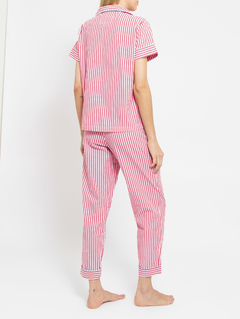 Pijama Longo Vermelho Lavandas - comprar online