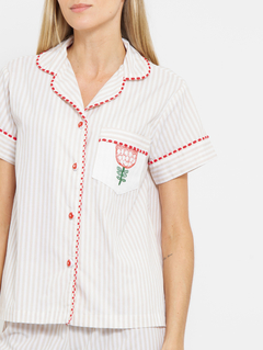 Pijama Longo Nude Tulipa - PS.61