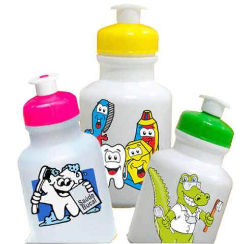 Garrafa Squeeze de Plástico 550ml - Tema Odontológico / Saúde Bucal - comprar online