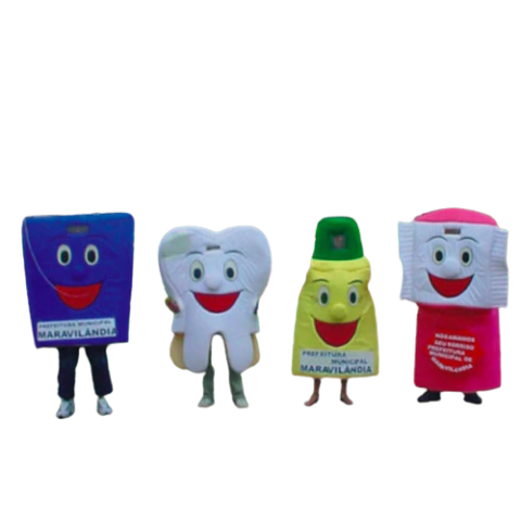 Kit de Fantasias Odontológicas para Vestir - Quarteto da Saúde Bucal - comprar online