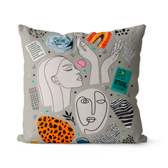 Kit 4 Capas De Almofadas 45x45 - Pop Art - comprar online