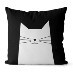 capa de almofada gato 45x45 – Gato Silhueta