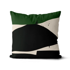 Kit 4 Capas De Almofadas 45x45 - Geométrica Floral Verde e Preto na internet