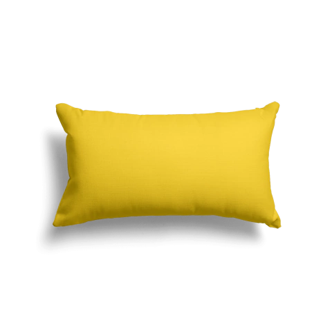 Capa De Almofada Retangular 30x50 - Amarelo