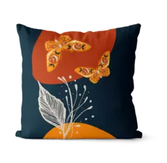 Capa Almofada Decorativa 45x45 - BORBOLETAS PEQUENAS