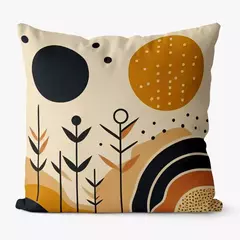 Capa Almofada Decorativa 45X45 SOL PRETO - comprar online